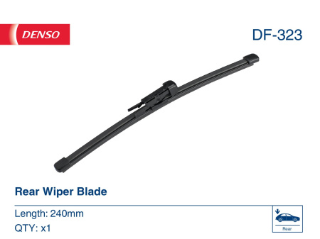 Задняя щетка стеклоочистителя Denso Flat Rear DF-323
